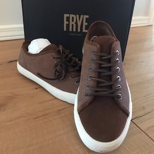 Frye Brett Suede Low Sneaker